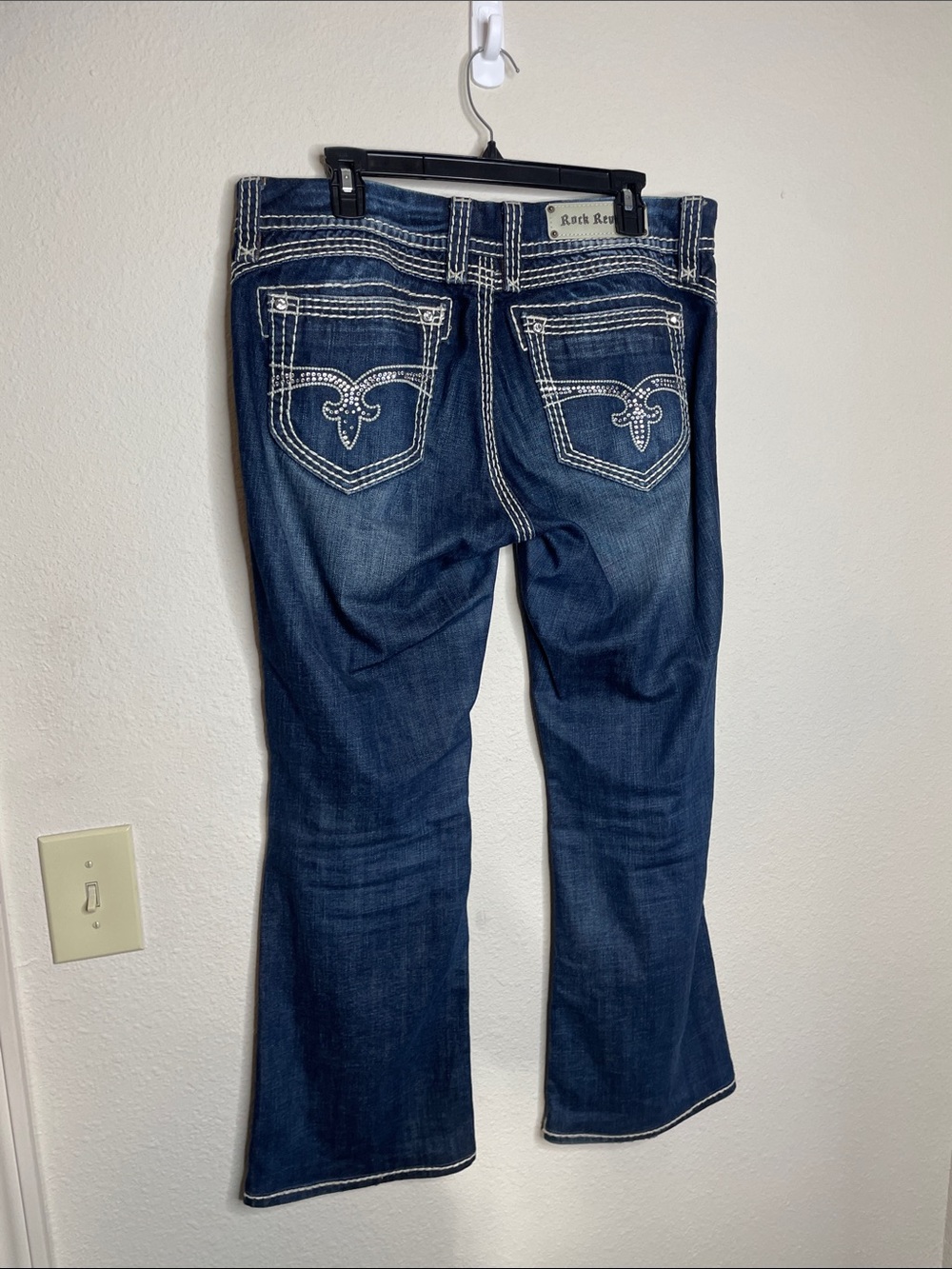 Rock Revival | Women’s Dark Wash Liz Easy Boots Jeans Size 32